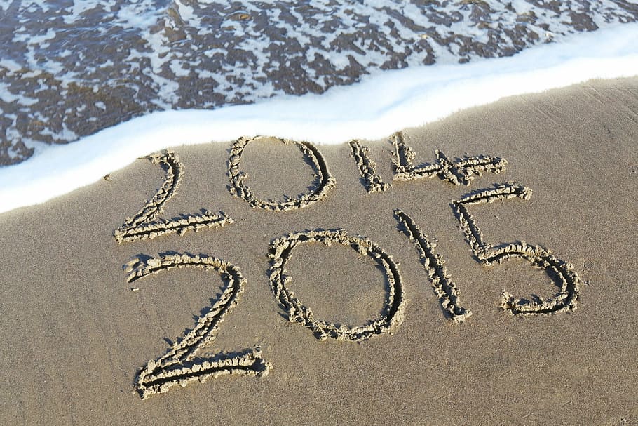 birds eye photography, 2014, 2015 sand art, new year, 2015, happy new year, january, season, celebration, sand