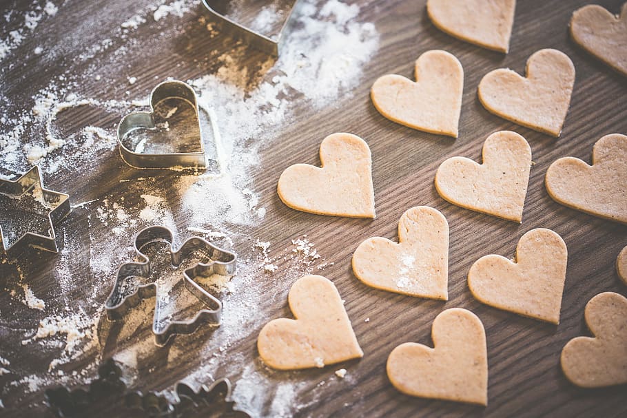 Christmas baking, baking :, Christmas, Baking, Lovely, Yummy, Hearts, natal, foodie, faminto