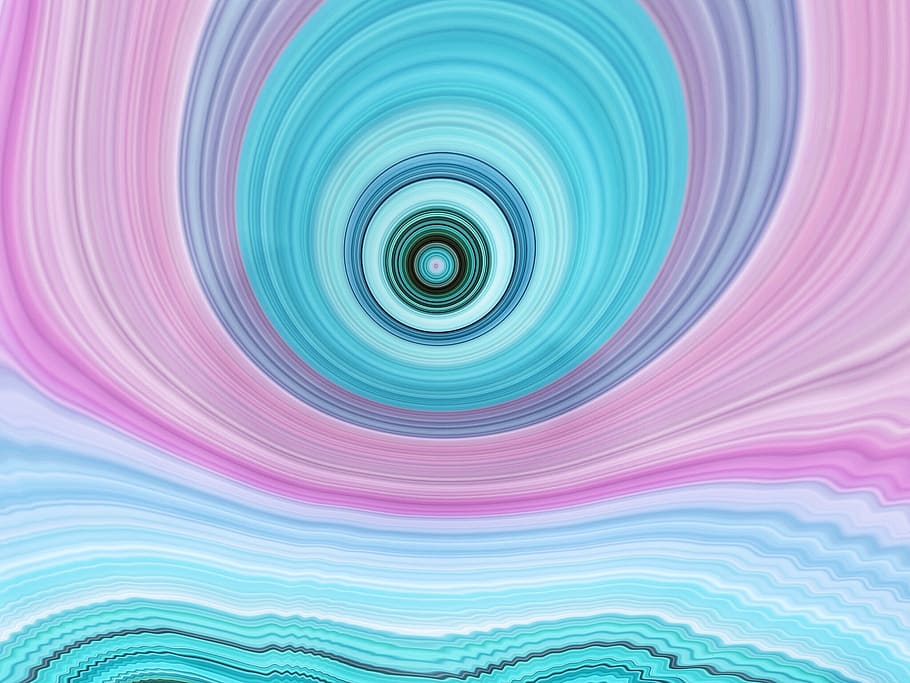 colors, pattern, digital, abstract, multi colored, motion, concentric, blurred motion, swirl, full frame