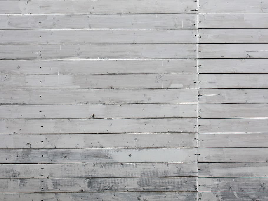 灰色の木製フェンス, 白, 塗料, 木材, 屋外, プレート, 外壁, 経年, 漂白剤は塗料, 壁