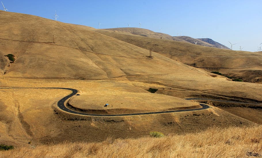 winding road, curvy road, curve, winding, highway, scenic, rural, view, roadway, washington state