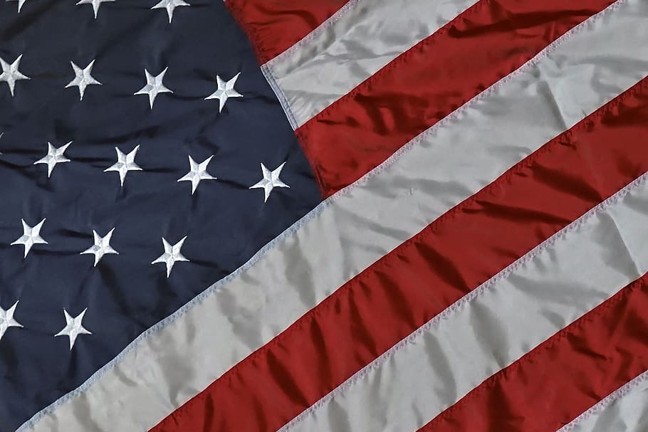 flag, united states, america, symbol, stars, stripes, red, white, blue, patriotism