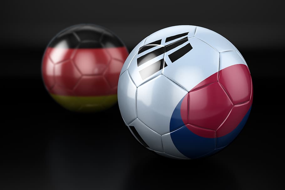 football world cup 2018, world cup 2018, russia 2018, world cup, ball, flag, sport, football, germany, south korea