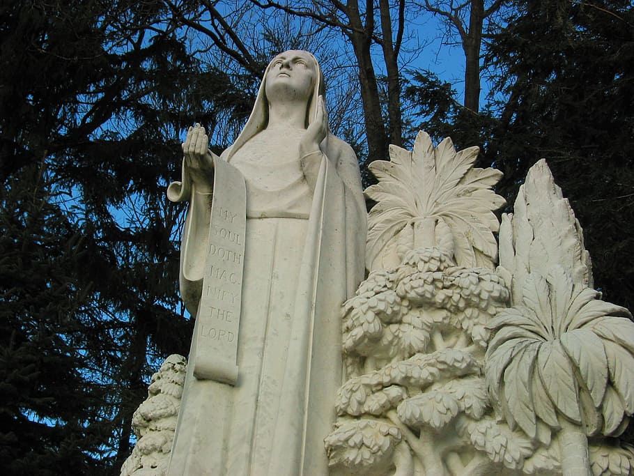 María, nuestra señora, virgen, santuario, representación humana, escultura, representación, arte y artesanía, árbol, estatua