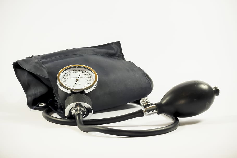 black sphygmomanometer, blood pressure, pressure gauge, medical, the test, gauge, equipment, medical tool, pulse, hypertension