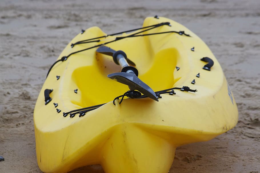 boat, kayak, sports, beach, river, summer, active, boating, oar, paddling