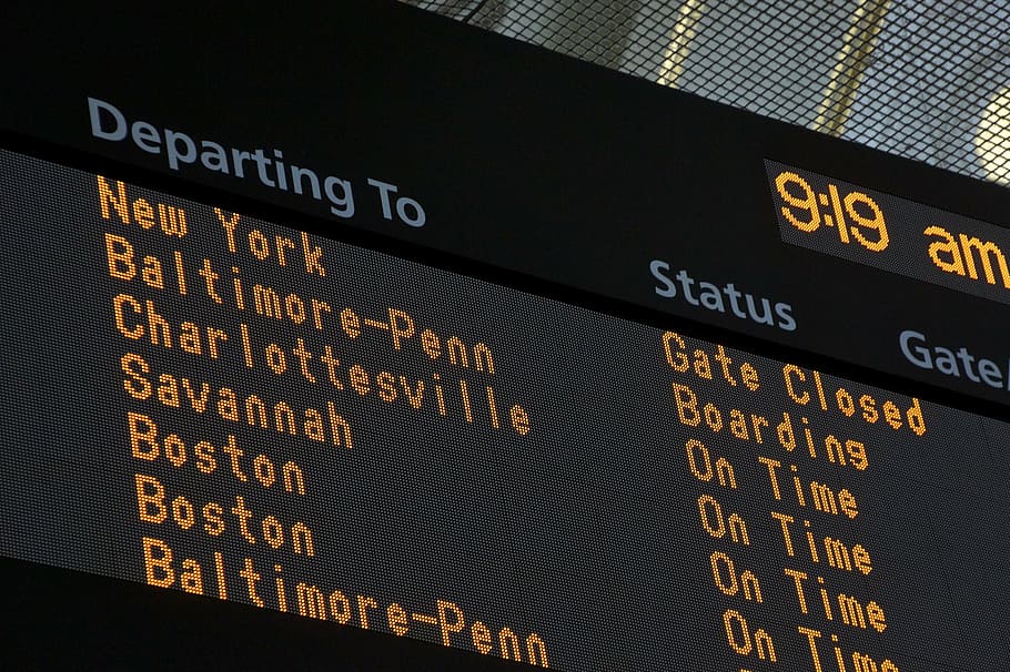 led departure board, sign, train station, departing to, airport, arrival Departure Board, business, travel, finance, text