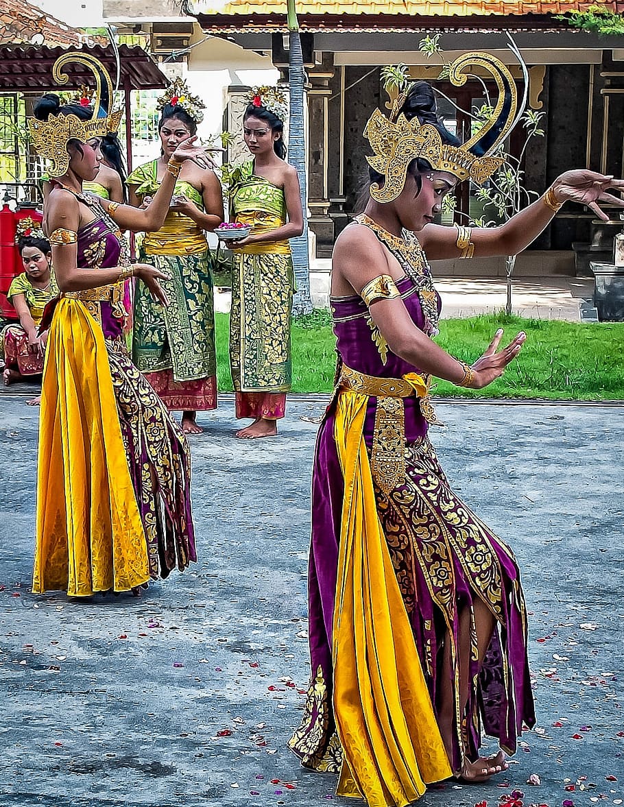 Bali, Dancers, Costume, Performance, dance, traditional, balinese, indonesia, exotic, performer