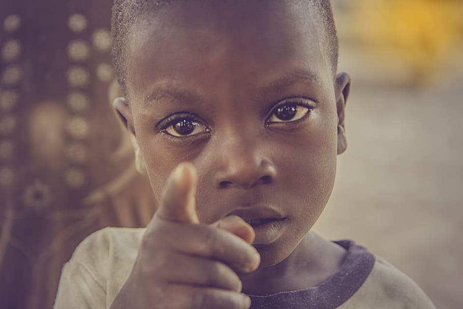 boy, gray, black, crew-neck, top, africa, child, children, people, young