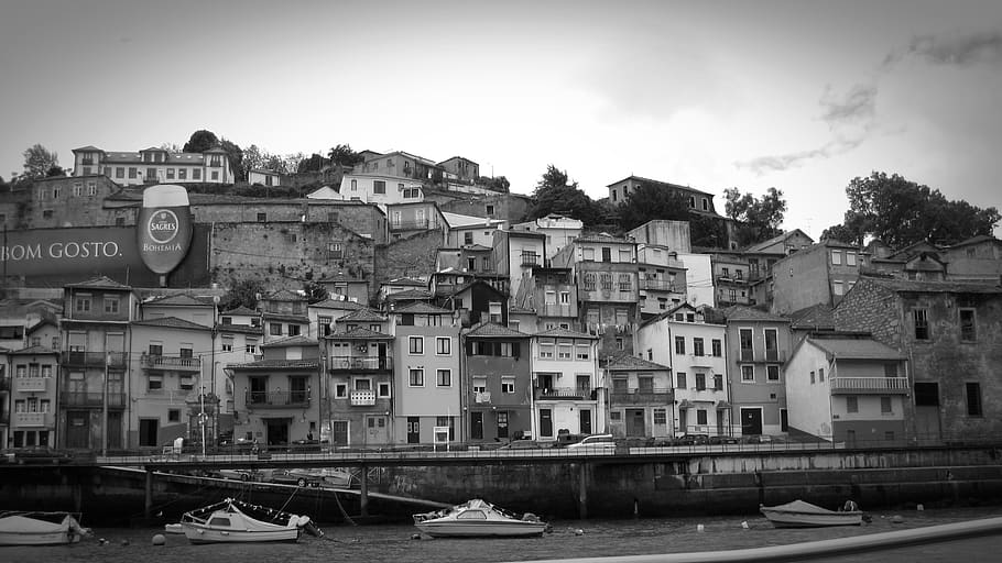 gaia, portugal, pelabuhan, pusat bersejarah, sejarah, tejo, eksterior bangunan, Arsitektur, struktur yang dibangun, air