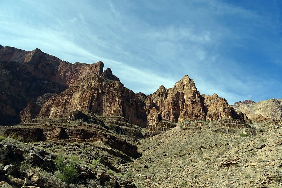 grand canyon, canyon, rock, view, tourism, scenic, cliff, mountain, geology, landmark