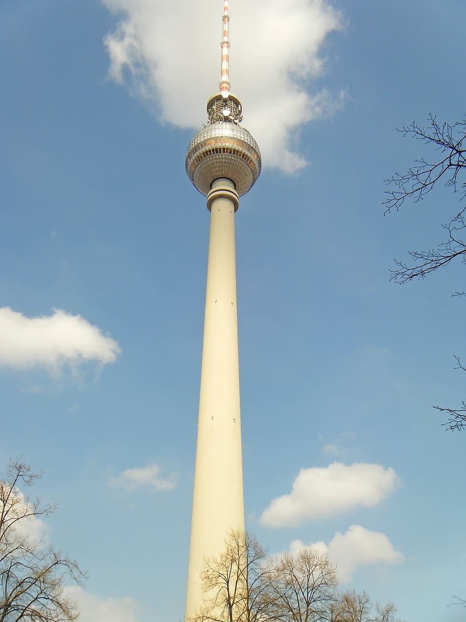 torre de televisión, berlín, alemania, gira, turismo, televisión y radio, radio, transmisión, retransmisión, la antena