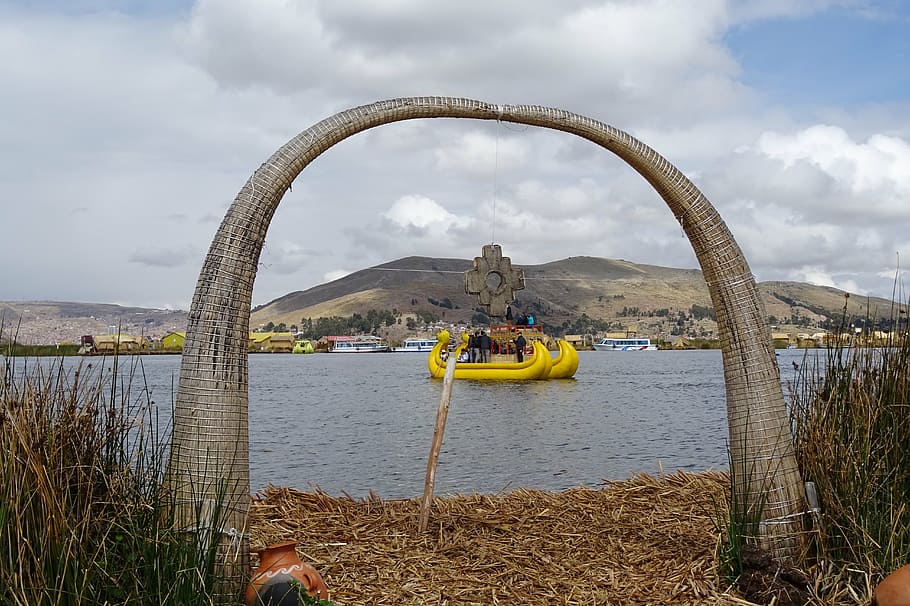 lake, titicaca, peru, barca, native, titiqaqa, andes, gate, the locals, traditions