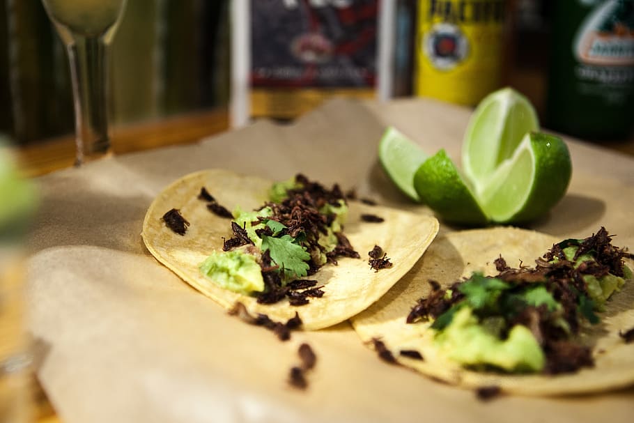 mexican, tortilla, cilantro, food, food and drink, freshness, indoors, herb, selective focus, healthy eating