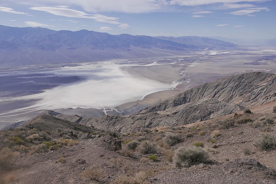 death valley, usa, landscape, scenics - nature, beauty in nature, mountain, tranquil scene, environment, sky, tranquility