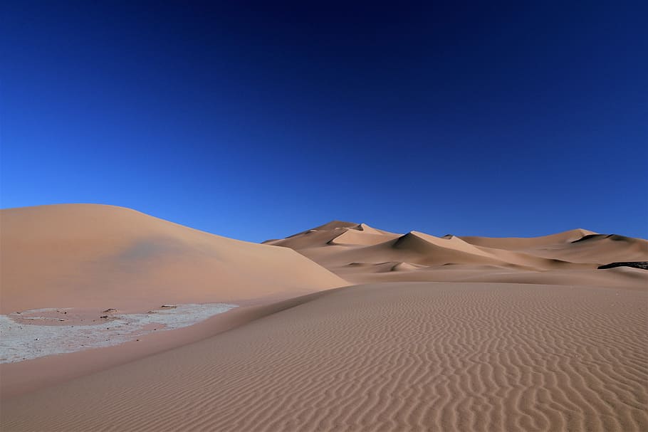 brown desert, algeria, tassili n'ajjer, admer dune, sahara, sand, desert, landscape, sand dune, land