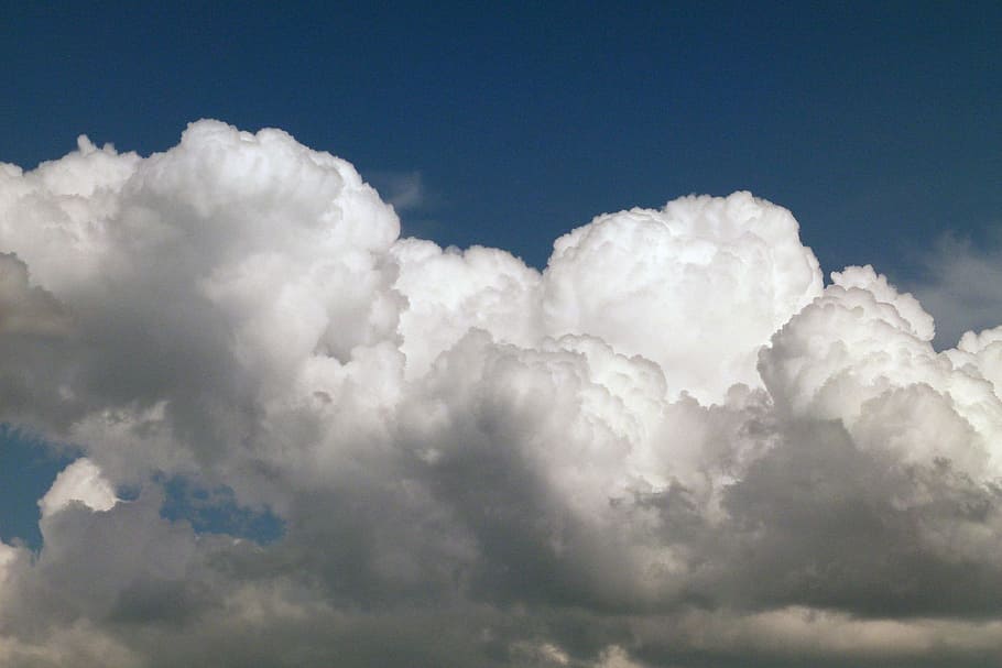 Awan, Cumulus, Cloudscape, Fluffy, langit, berawan, meteorologi, atmosfer, stratosfer, cuaca