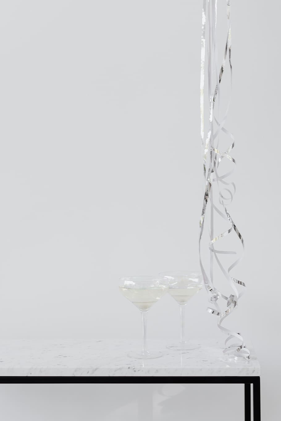 alkohol, minuman, marmer, meja, kesenangan, tahun baru, Champagne, Kacamata, gelas, di dalam ruangan