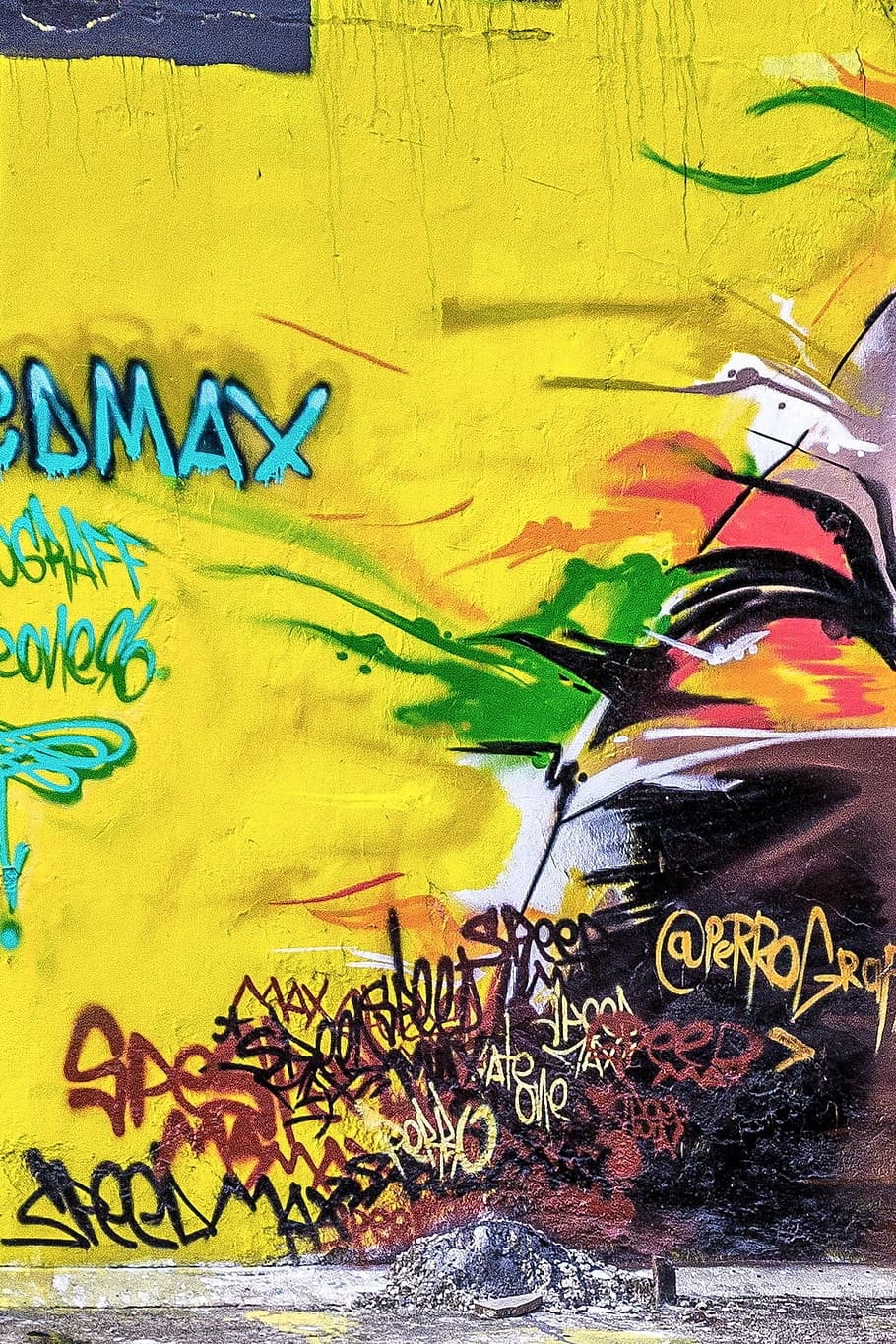Plano de fundo, Grafite, Grunge, Arte de rua, parede de graffiti, arte do grafite, artístico, pintado, tinta spray, arte