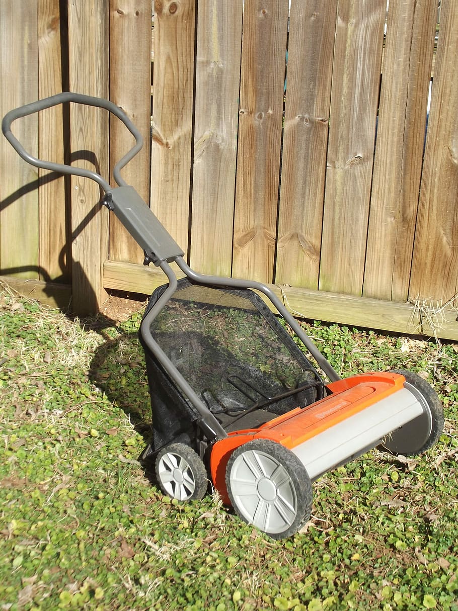 Reel Mower, Lawn Mower, reel, lawn, mower, grass, tool, gardening, cut, push
