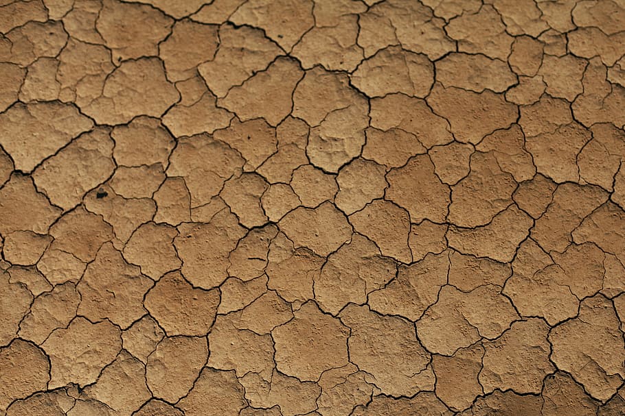Foto, marrón, suelo, arena, desierto, piedra, guijarros, viento, rastros, líneas