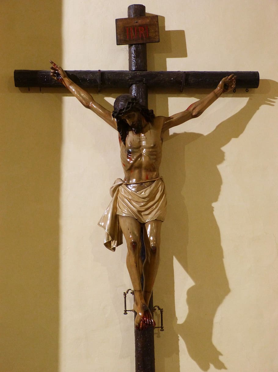 crucifix, cruz, christianity, christian, christ, crucified jesus, human representation, representation, statue, sculpture