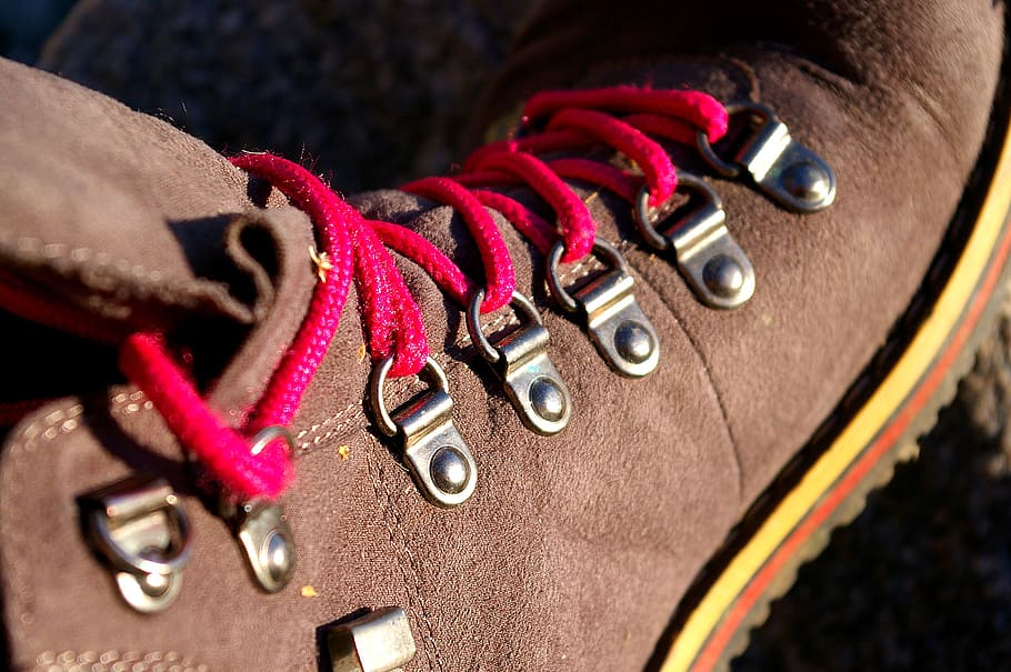 shoe, trekking, eyelets, sole, shoelace, hiking shoes, shoe lace, shoelaces, bind, tie shoes