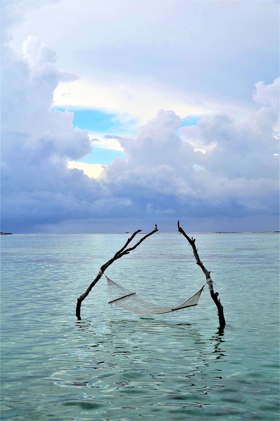 rede, maldivas, viagem, praia, relaxar, paraíso, férias, mar, água, oceano