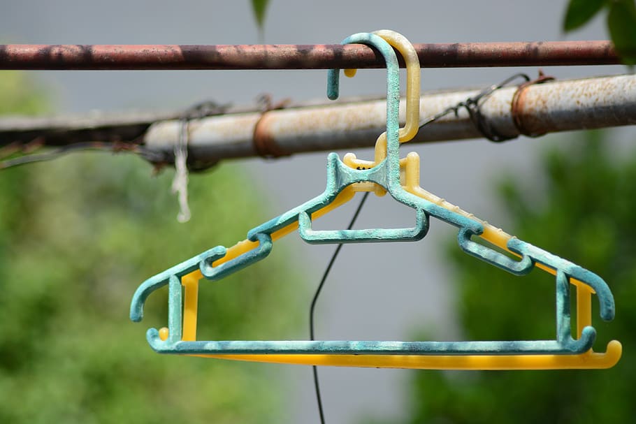 hangers, laundry, wash, still life, hang, hanging, summer, accessories, outdoors, home work