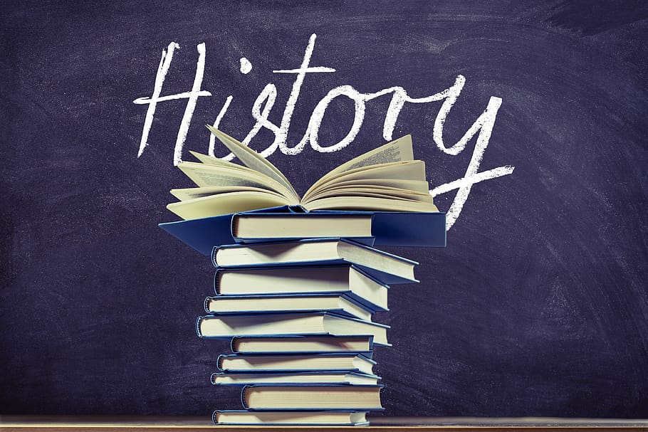 history, past, knowledge, books, board, stack, education, learn, read, literature