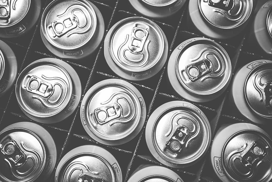 soda drink cans, Pattern, Soda Drink, Cans, black and white, bw, drink, energy drink, soda, backgrounds