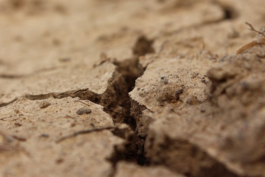macro photography, cracked, soil, surface, crack, land, drought, dry, clay, relationship