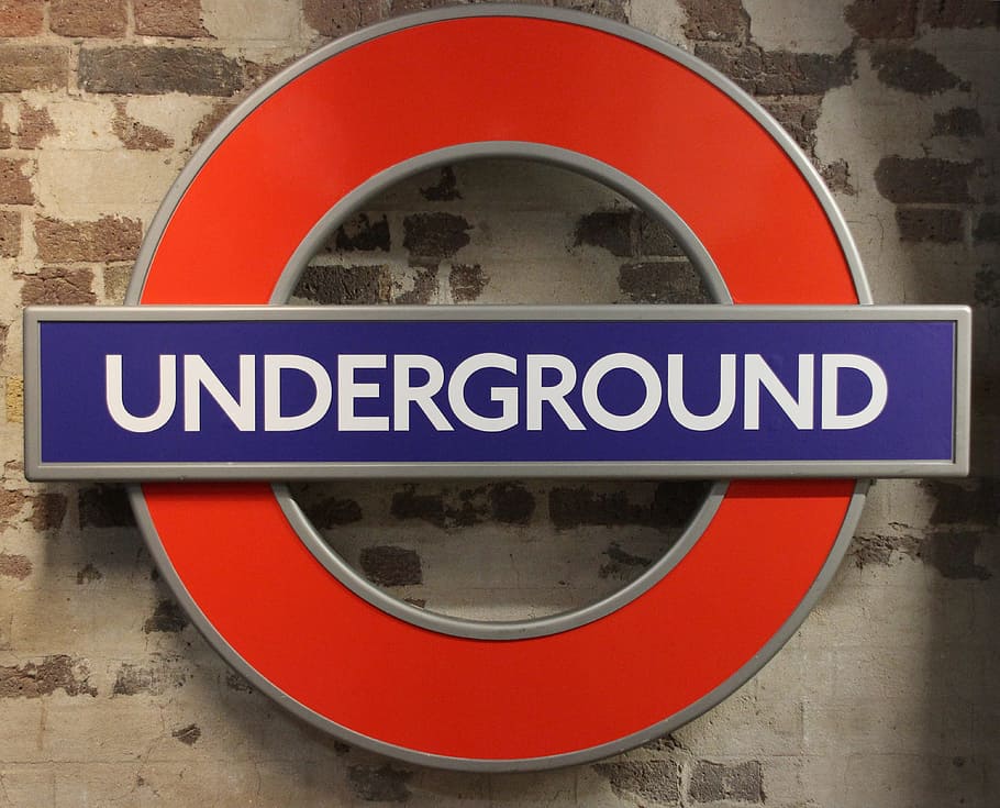 London, Tube, Subway, Metro, Logo, london, tube, underground, sign, red, circle