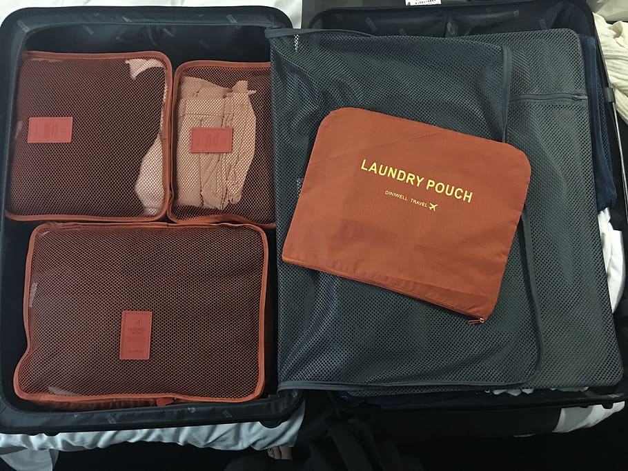 organized travel, packing, organization, packing cubes, baggage, organized, luggage, journey, suitcase, passport