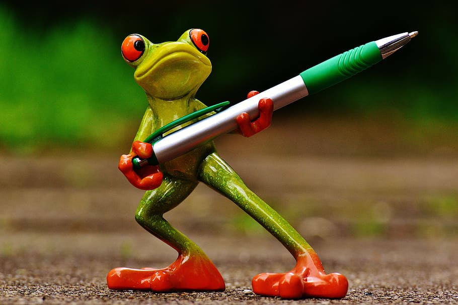 frog, holder, pen, keep, cute, fun, figure, sweet, office, writing implement