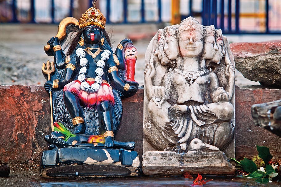 durga, india, travel, goddess, puja, idol, sculpture, decoration, god, culture