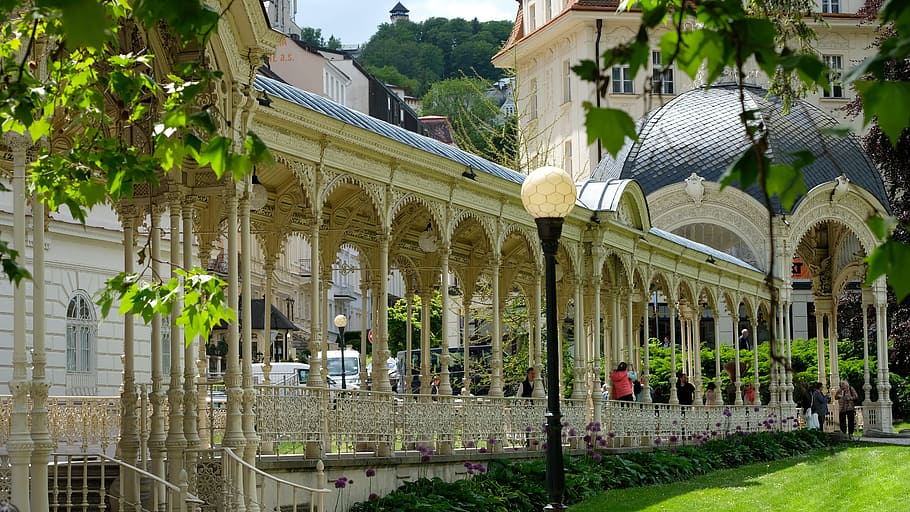 karlovy vary, czech republic, karlovy-vary, historically, old town, architecture, spa, wooden structure, built structure, building exterior