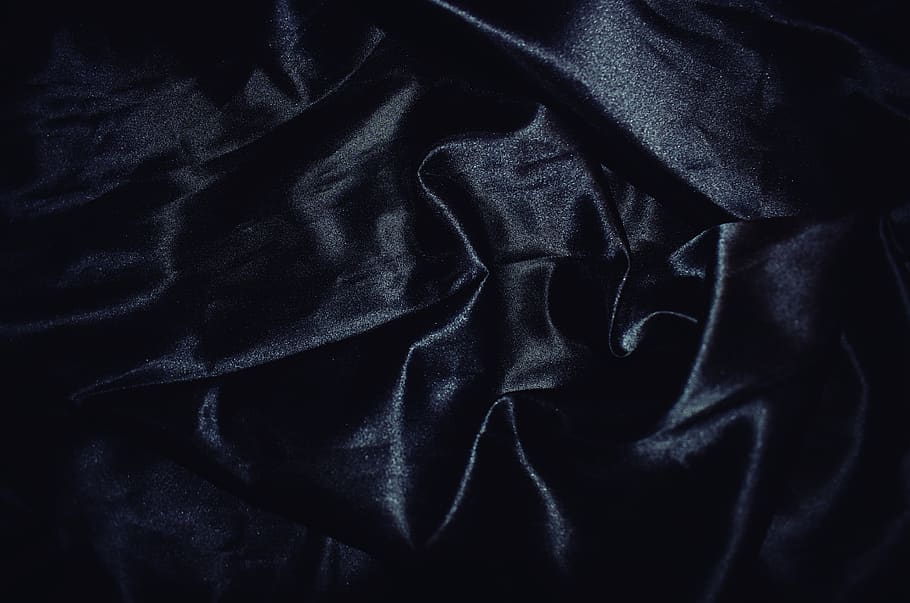 texture, fabric, black, textile, backgrounds, full frame, indoors, pattern, textured, dark
