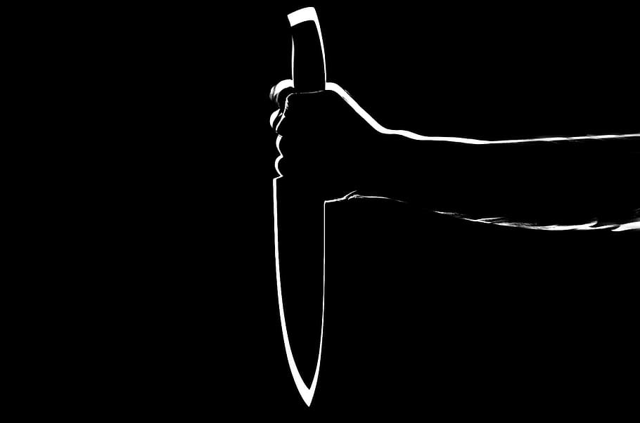 person, holding, knife illustration, knife, stabbing, stab, kill, murder, man, murderer