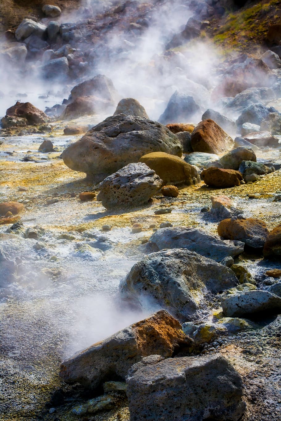 volcano, volcanic, rock, hot spring, hot springs, springs, thermal, earth, iceland, hot