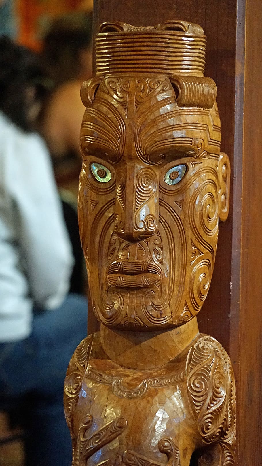 Maori, Figure, Carving, maori figure, arts crafts, holzfigur, new zealand, craft, face, ornament