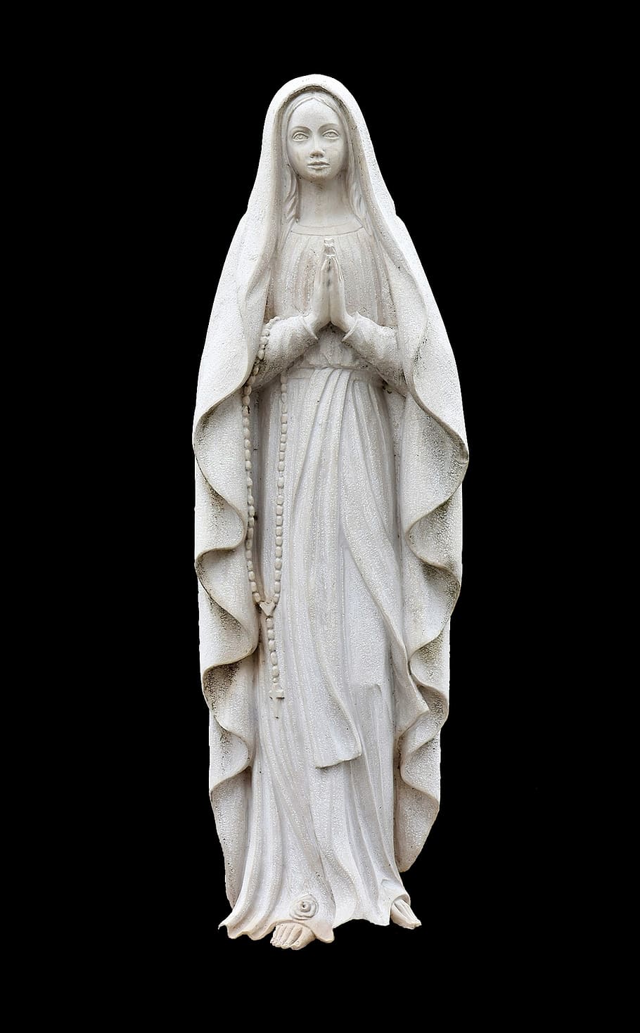 madonna, statue, holy, gracious, grace, prayer, pray, rosary, art, sculpture