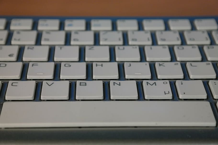 gray, white, keyboard, computer keyboard, input, input device, tap, computer, peripheral, hardware
