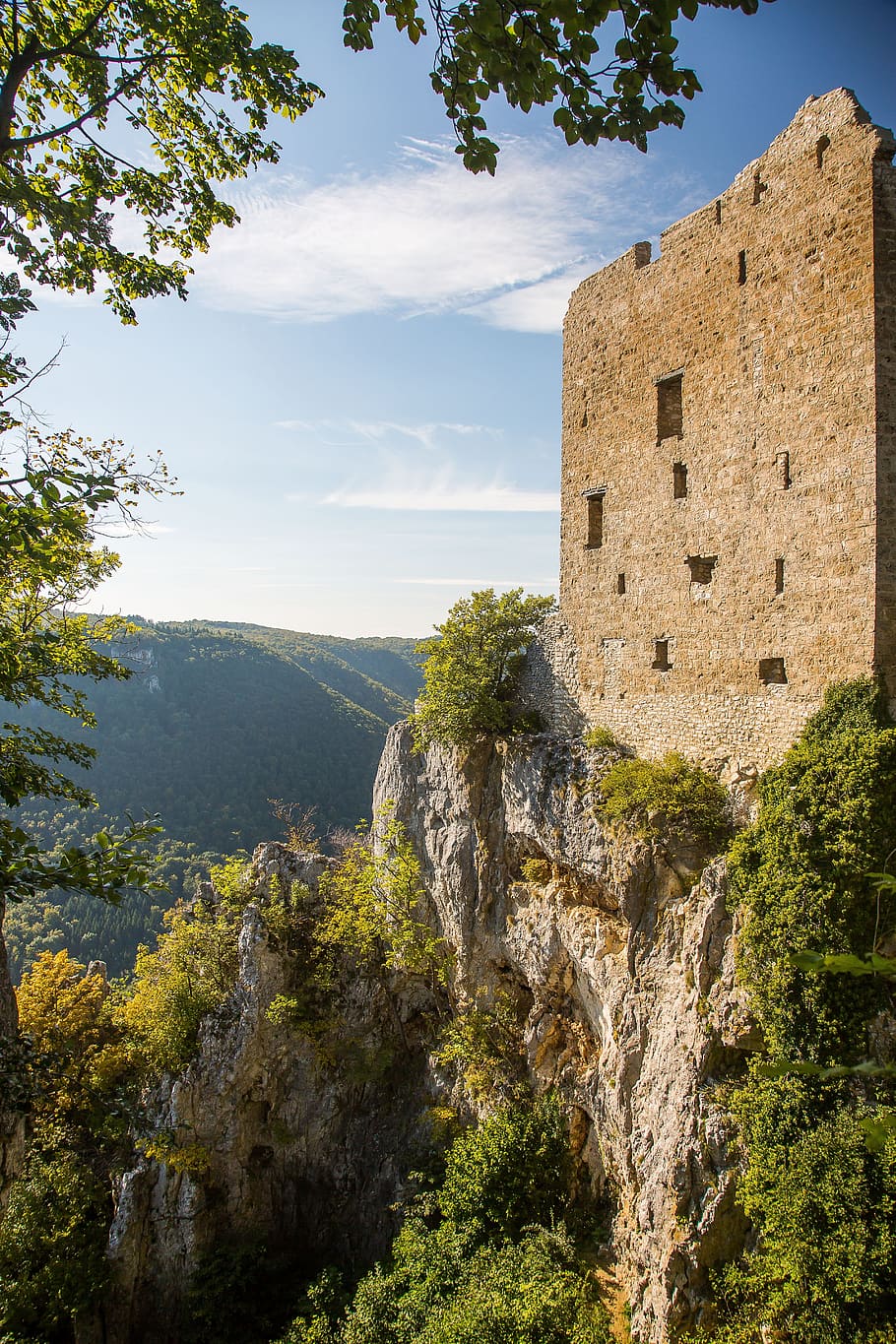 reußenstein, castle russias stone, ruin, swabian alb, castle knight, bangunan, knight, masonry, castle, neidlingen