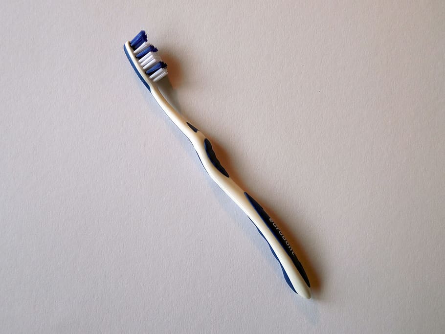 azul, blanco, cepillo de dientes, cuidado dental, higiene, odontología, cuidado del cuerpo, diente, higiene dental, cabezal de cepillo