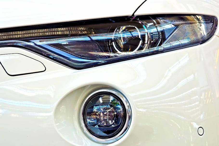 auto, spotlight, lamp, light, car headlights, light emitting diodes, automotive, lights, car light, lighting