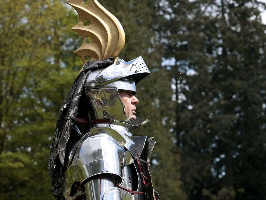 knight, medieval, duel, soldier, armor, the story, castle, antique, protection, war