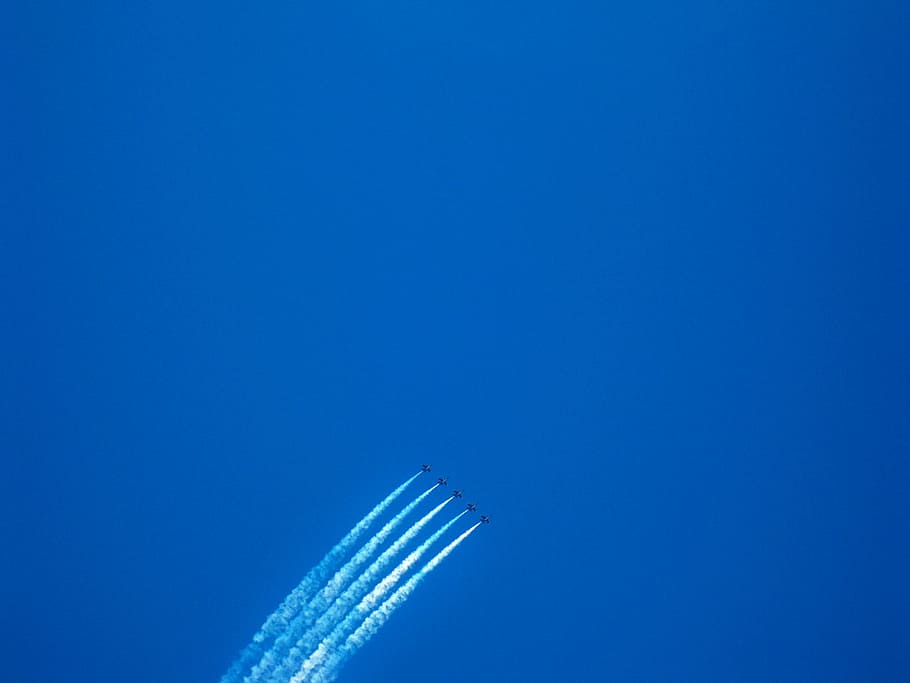 Blue Angels, Jets, F-18, Airshow, Hornet, blue, sky, clear sky, airplane, day