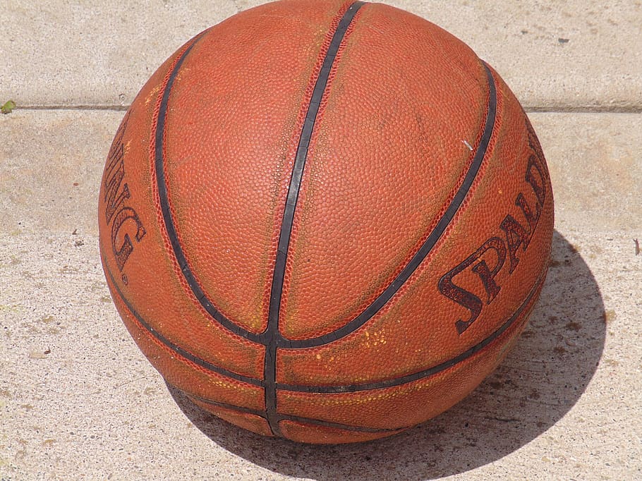 basketball, sports, ball, close-up, basketball - sport, sport, basketball - ball, day, orange color, sphere