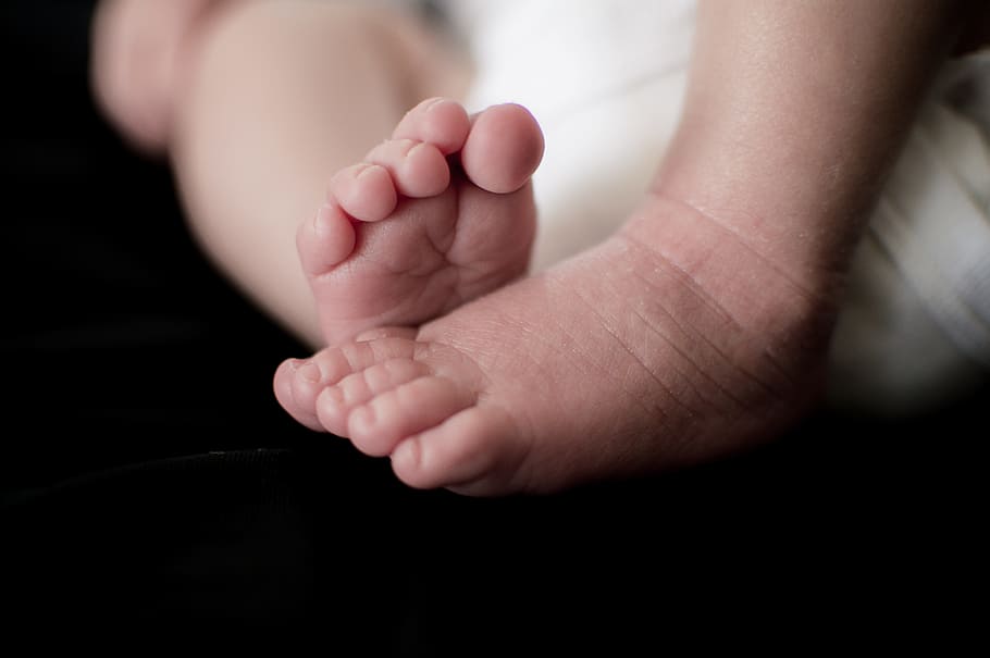 close-up photography, baby, Toes, Feet, Newborn, human body part, childhood, human foot, babyhood, young